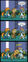 Size: 547x1184 | Tagged: applejack, artist:niban-destikim, comic, derpibooru import, edit, exploitable meme, gala meme, grand galloping gala, implied incest, jeff foxworthy, meme, rainbow dash, redneck joke, safe, spitfire, wonderbolts