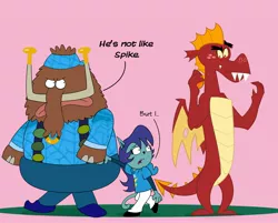 Size: 2848x2288 | Tagged: artist:cartuneslover16, chowder, crossover, derpibooru import, dragon, florentine, garble, gazpacho, high res, safe