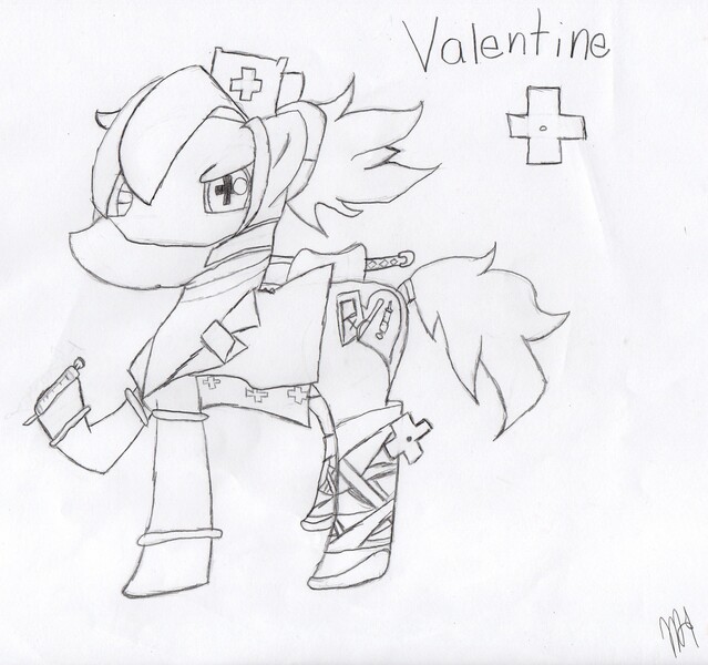 Size: 2653x2492 | Tagged: artist:fluffysnail, derpibooru import, high res, ponified, safe, skullgirls, valentine (skullgirls)