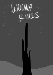 Size: 666x950 | Tagged: artist:egophiliac, ask, comic, derpibooru import, grayscale, monochrome, moonstuck, no pony, safe, skywriting, tower, tumblr