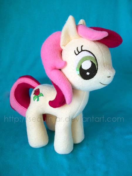 Size: 500x667 | Tagged: artist:sequinjar, derpibooru import, irl, photo, plushie, roseluck, safe, solo