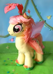 Size: 465x654 | Tagged: artist:sequinjar, derpibooru import, flutter pony, g1, irl, photo, plushie, rosedust, safe, solo