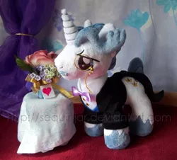 Size: 600x543 | Tagged: artist:sequinjar, derpibooru import, fancypants, irl, photo, plushie, safe, solo