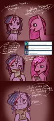 Size: 1280x2868 | Tagged: artist:misspinkamena, comic, derpibooru import, grimdark, miss pinkamena, pinkamena diane pie, pinkie pie, twilight sparkle