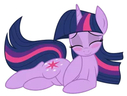 Size: 800x600 | Tagged: safe, artist:mamandil, artist:skutchi, derpibooru import, twilight sparkle, pony, unicorn, .svg available, absurd resolution, blushing, cute, draw me like one of your french girls, embarrassed, eyes closed, female, flattered, mare, pose, simple background, smiling, solo, svg, transparent background, twiabetes, unicorn twilight, vector, windswept mane