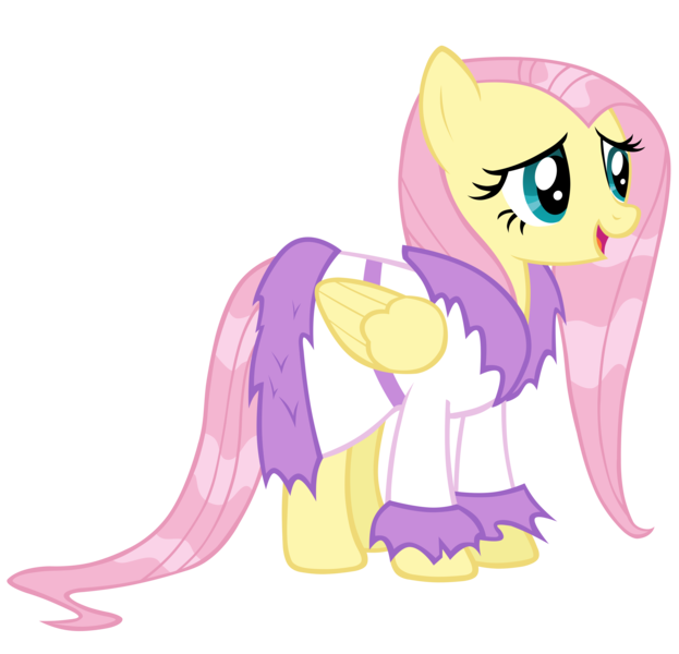 Size: 4154x4000 | Tagged: artist:makintosh91, bathrobe, clothes, derpibooru import, fluttershy, robe, safe, simple background, solo, transparent background, vector, wet mane