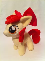 Size: 1936x2592 | Tagged: safe, artist:planetplush, derpibooru import, apple bloom, pony, irl, photo, plushie, solo