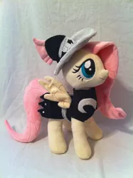 Size: 1936x2592 | Tagged: armor, artist:planetplush, derpibooru import, fluttershy, irl, outfit, photo, plushie, private pansy, safe, smiling, solo