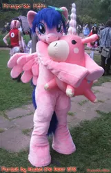 Size: 380x590 | Tagged: artist:atalonthedeer, balloonicorn, cosplay, derpibooru import, firefly, fursuit, g1, g1 to g4, generation leap, irl, photo, safe