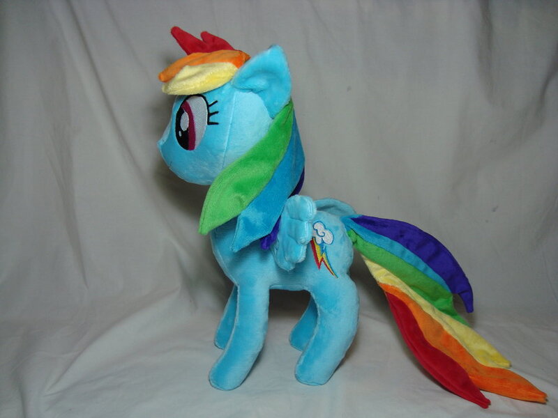 Size: 900x675 | Tagged: safe, artist:planetplush, derpibooru import, rainbow dash, pegasus, pony, female, irl, mare, photo, plushie, simple background, solo, white background