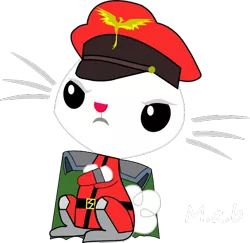 Size: 488x474 | Tagged: safe, artist:mab1, derpibooru import, angel bunny, dictator, image, m. bison, png, street fighter, vega (japanese)