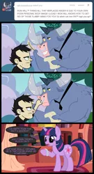 Size: 650x1200 | Tagged: artist:mixermike622, ask iron will, ask-ironwill-now, comic, dan, dan vs, dan vs fim, derpibooru import, implied violence, iron will, safe, tumblr