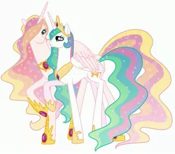 Size: 3738x3300 | Tagged: safe, artist:alexkingofthedamned, derpibooru import, princess celestia, oc, alicorn, pony, alicorn oc, female, high res, horn, mare, wings