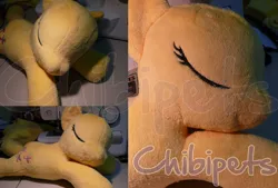 Size: 900x609 | Tagged: artist:chibi-pets, derpibooru import, fluttershy, hairless, irl, photo, plushie, safe, sleeping, solo, wip