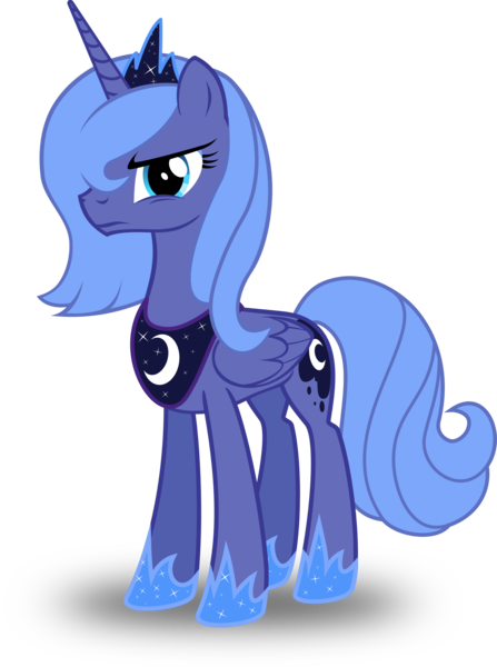 Size: 3500x4696 | Tagged: angry, artist:foxtail8000, derpibooru import, princess luna, s1 luna, safe, simple background, solo, .svg available, transparent background, vector