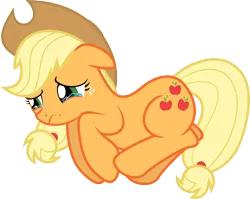 Size: 10000x7955 | Tagged: absurd resolution, applejack, artist:teiptr, breakdown, crying, depressed, derpibooru import, hat, sad, safe, simple background, teary eyes, transparent background, vector