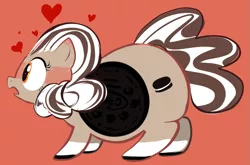 Size: 949x626 | Tagged: artist:ross irving, derpibooru import, fat, heart, impossibly large butt, oreo, oreos, ponified, safe