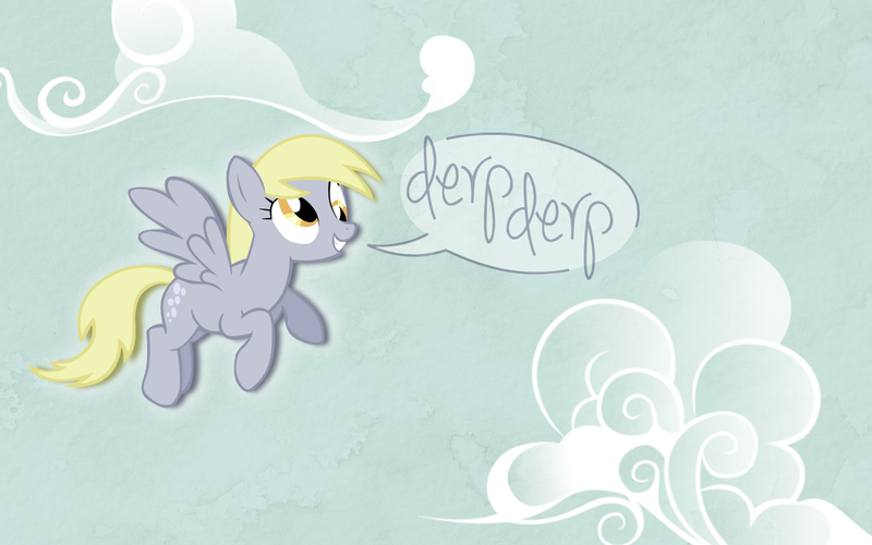 Size: 1440x900 | Tagged: artist:eklipse13, cloud, cloudy, derpibooru import, derpy hooves, safe, text, vector, wallpaper