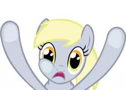 Size: 3410x2431 | Tagged: safe, derpibooru import, edit, derpy hooves, pegasus, pony, fourth wall, frown, high res, inverted mouth, looking at you, sad, simple background, solo, white background