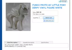 Size: 764x532 | Tagged: safe, derpibooru import, official, derpy hooves, pony, figure, funko, irl, photo, prototype, solo, toy