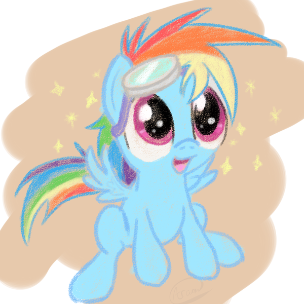 Size: 1000x1000 | Tagged: artist:arcum89, derpibooru import, filly, rainbow dash, safe