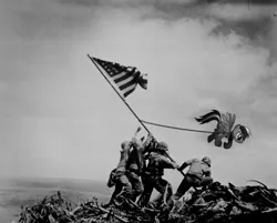 Size: 1380x1111 | Tagged: safe, artist:davca, derpibooru import, rainbow dash, human, pony, flag, ioto, irl, iwo jima, marine, photo, ponies in real life, united states, usmc, vector, war, world war ii