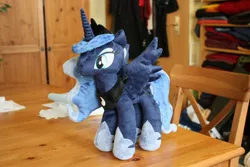 Size: 1024x683 | Tagged: artist:siora86, derpibooru import, irl, photo, plushie, princess luna, safe, solo