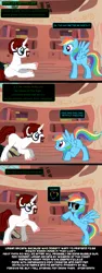 Size: 830x2200 | Tagged: comic, derpibooru import, oc, pony creator, rainbow dash, roleplaying, safe, urban arcana