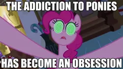 Size: 625x351 | Tagged: brony, derpibooru import, hypnosis, image macro, join the herd, obsession, pinkie pie, safe, solo, welcome to the herd