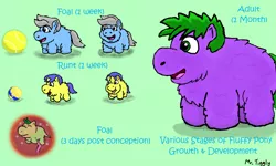 Size: 854x512 | Tagged: artist:mr tiggly the wiggly walnut, derpibooru import, fluffy pony, fluffy pony foal, runt, safe