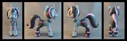 Size: 1232x400 | Tagged: safe, artist:krowzivitch, derpibooru import, oc, unofficial characters only, pony, companion pony, custom, irl, photo, portal (valve), sculpture, solo