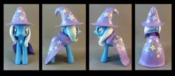 Size: 1148x500 | Tagged: safe, artist:krowzivitch, derpibooru import, trixie, pony, cape, clothes, custom, hat, irl, photo, sculpture, solo, trixie's cape, trixie's hat