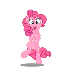 Size: 600x696 | Tagged: safe, artist:bigccv, derpibooru import, pinkie pie, earth pony, pony, animated, bipedal, dancing, female, front view, gangnam style, low quality, mare, open mouth, simple background, smiling, solo, white background