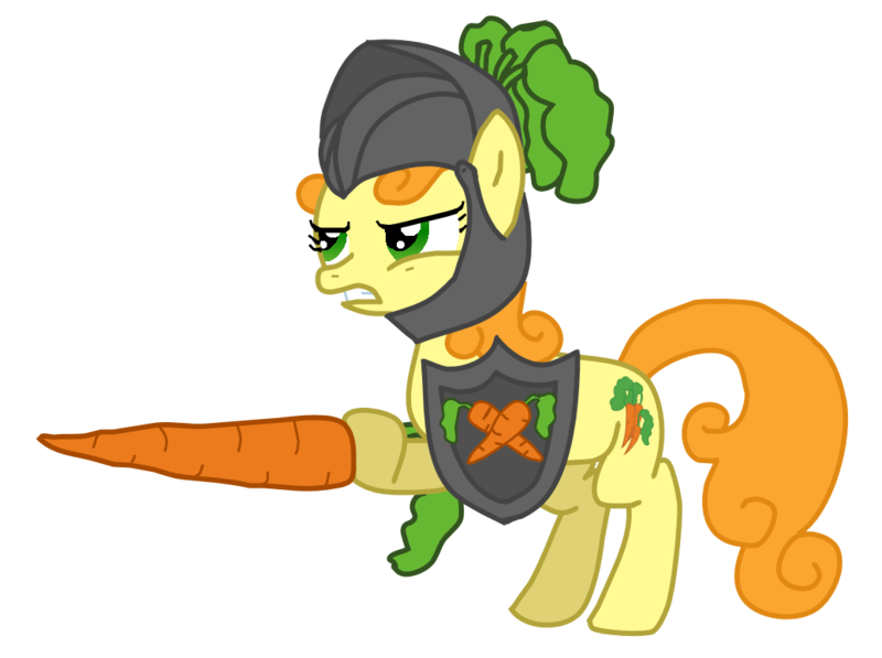 Size: 1036x773 | Tagged: artist:ymmot392, carrot top, derpibooru import, golden harvest, joust, jousting, safe