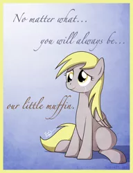 Size: 1422x1853 | Tagged: safe, artist:bigponymac, derpibooru import, derpy hooves, pegasus, pony, derpygate, female, mare, sad, sitting