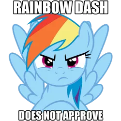 Size: 512x512 | Tagged: angry, derpibooru import, disapproval, rainbow dash, safe, text