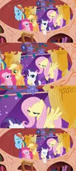 Size: 910x2048 | Tagged: applejack, derpibooru import, facebomb, fluttershy, pinkie pie, rainbow dash, rarity, safe, tenso