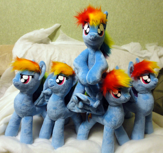 Size: 1974x1854 | Tagged: artist:rens-twin, derpibooru import, irl, photo, plushie, rainbow dash, safe