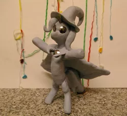 Size: 991x907 | Tagged: blu-tack, derpibooru import, figure, irl, model, photo, safe, sculpture, trixie