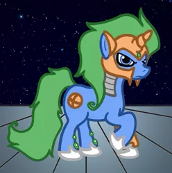 Size: 415x419 | Tagged: artist:terrastardroid, derpibooru import, megaman, ponified, safe, solo, stardroid, terra