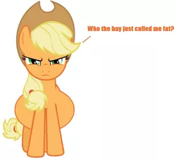 Size: 970x879 | Tagged: angry, applejack, derpibooru import, pregnant, pregnant edit, safe