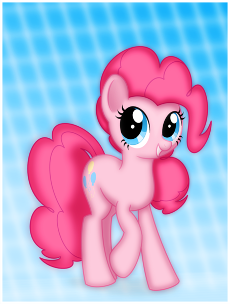 Size: 703x930 | Tagged: safe, artist:ctb-36, derpibooru import, pinkie pie, earth pony, pony, cute, diapinkes, female, mare, smiling, solo