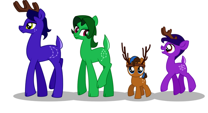 Size: 1000x544 | Tagged: artist:22bubble-eyes22, deer, deer pony, derpibooru import, early concept, oc, original species, safe, unofficial characters only