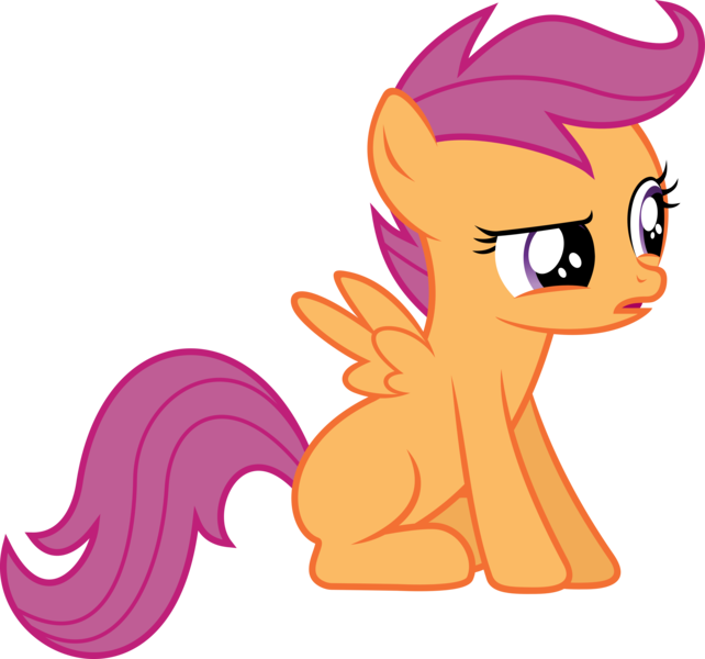 Size: 6420x6000 | Tagged: safe, artist:synthrid, derpibooru import, scootaloo, absurd resolution, simple background, solo, transparent background, vector