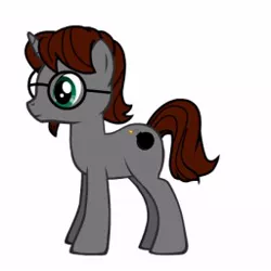 Size: 256x256 | Tagged: safe, derpibooru import, oc, unofficial characters only, pony, unicorn, fanfic, pony creator, author, facial hair, glasses, goatee, male, solo, stallion, timebomb0