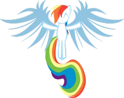 Size: 900x718 | Tagged: safe, artist:up1ter, derpibooru import, rainbow dash, pegasus, pony, eyes closed, female, hooves, lineart, mare, simple background, solo, spread wings, transparent background, wings