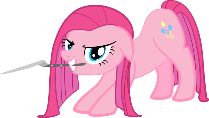 Size: 1768x1000 | Tagged: artist:peasantb, pinkamena diane pie, pinkie pie, safe, simple background, spatula, transparent background, vector