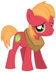 Size: 3783x4816 | Tagged: safe, artist:jennieoo, derpibooru import, big macintosh, earth pony, pony, colt, male, simple background, stallion, transparent background, vector, young