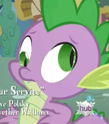 Size: 362x413 | Tagged: safe, derpibooru import, screencap, spike, dragon, spike at your service, derp, male