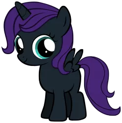Size: 4621x4655 | Tagged: safe, artist:unfiltered-n, derpibooru import, oc, oc:nyx, unofficial characters only, alicorn, pony, absurd resolution, female, filly, simple background, solo, transparent background, vector
